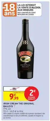 Intermarché Express Irish Cream The Original Baileys offre