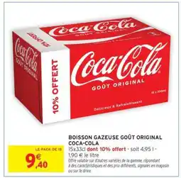 Intermarché Contact BOISSON GAZEUSE GOÛT ORIGINAL COCA-COLA offre