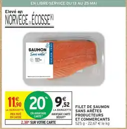 Intermarché Saumon sans arêtes offre