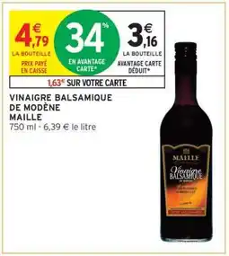 Intermarché Vinaigre Balsamique De Modène Maille offre