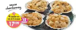 Maximo 4 Coquilles aux noix de St-Jacques offre