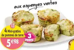 Maximo 4 Mini-gratins de pommes de terre offre