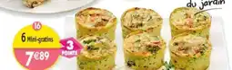 Maximo 6 Mini-gratins offre