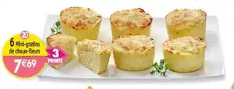 Maximo 6 Mini-gratins de choux-fleurs offre