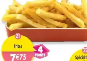 Maximo Frites offre