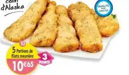 Maximo 5 Portions de filets meunière offre