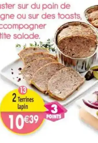 Maximo 2 Terrines lapin offre