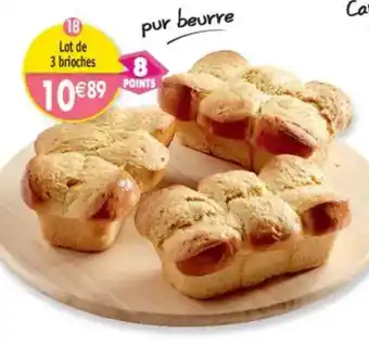 Maximo Lot de 3 brioches offre