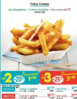 Maximo Frites Crinkle offre