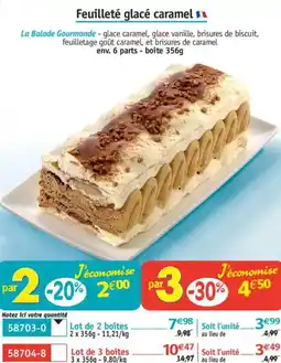 Maximo Feuilleté glacé caramel offre