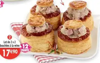 Maximo Lot de 2 x 2 bouchées à la reine offre