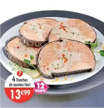 Maximo 4 Tranches de saumon farci offre