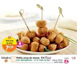 Maximo Petits acras de morue offre