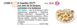 Maximo Coquilles aux noix de St-Jacques, cuisinées à la bretonne offre