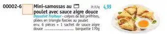 Maximo Mini-samossas au poulet avec sauce aigre douce offre