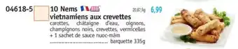 Maximo 10 Nems vietnamiens aux crevettes offre