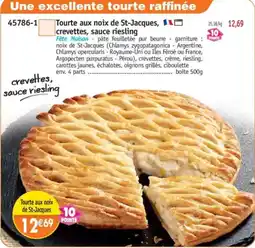 Maximo Tourte aux noix de St-Jacques offre