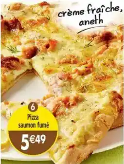 Maximo Pizza saumon fumé offre