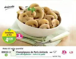 Maximo Champignons de Paris émincés offre