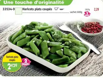 Maximo Haricots plats coupés offre