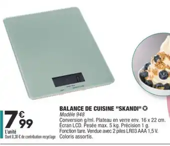 ALDI Balance de cuisine ''skandi'' offre