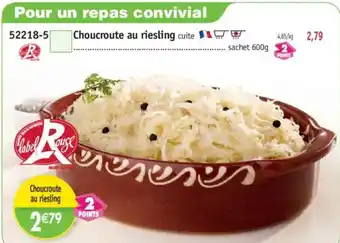 Maximo Choucroute au riesling cuite offre