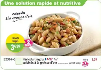 Maximo Haricots lingots cuisinés à la graisse d'oie offre
