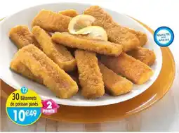 Maximo 30 Bâtonnets de poisson panes offre