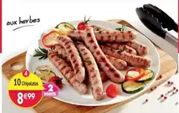 Maximo 10 Chipolatas offre