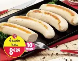 Maximo 4 Boudins blancs offre