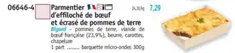 Maximo Parmentier d'effiloché de bœuf et écrasé de pommes de terre offre