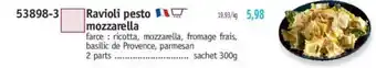 Maximo Ravioli pesto mozzarella offre