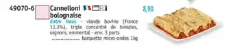 Maximo Cannelloni bolognaise offre