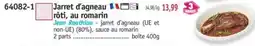 Maximo Jarret d'agneau rĂŽti, au romarin offre