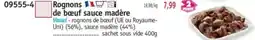 Maximo Rognons de bœuf sauce madère offre