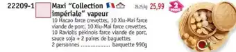 Maximo Maxi "Collection impériale" vapeur offre