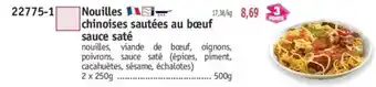 Maximo Nouilles chinoises sautées au bœuf sauce saté offre