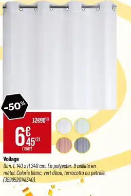 Bricorama Voilage offre