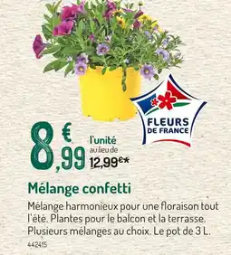 Botanic Mélange confetti offre