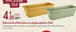 Botanic Elho Balconnière Barcelona en polypropylène Elho offre