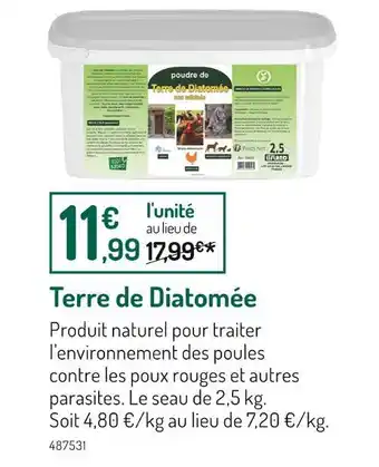Botanic Terre de Diatomée offre