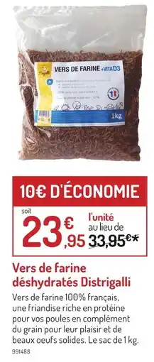 Botanic Distrigalli Vers de farine déshydratés offre