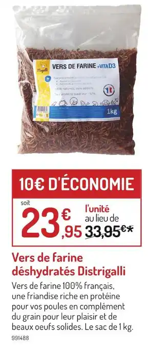 Botanic Distrigalli Vers de farine déshydratés offre