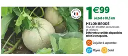 Jardineries du terroir Melon brodé offre