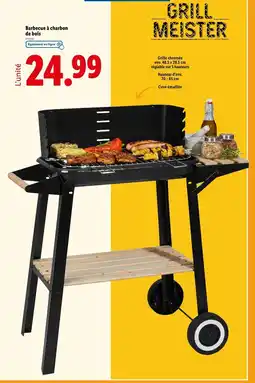 Lidl Grill Meister Barbecue à charbon de bois offre