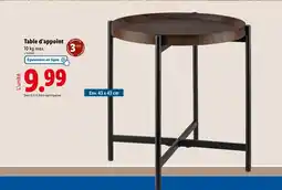 Lidl Livarno home Table d'appoint offre