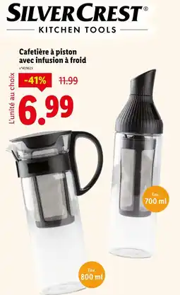 Lidl SilverCrest Cafetière à piston avec infusion à froid offre