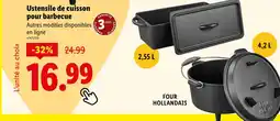 Lidl Grill Meister Ustensile de cuisson pour barbecue offre
