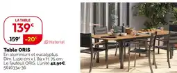 Weldom Table Oris offre