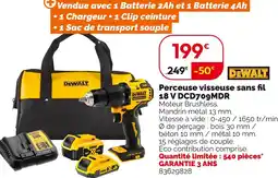 Weldom DEWALT Perceuse visseuse sans fil 18 V DCD709MDR offre